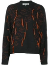Mcq By Alexander Mcqueen Aviary Knitted Jumper In Black