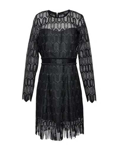 Just Cavalli Short Dresses In Black