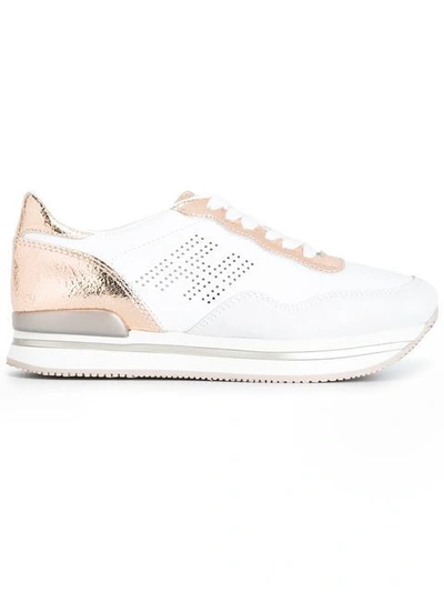 Hogan Panelled Sneakers - White