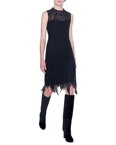 Akris Guipure Lace Dress In Black