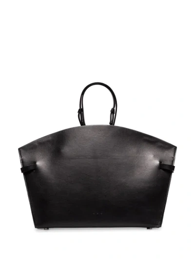 Aesther Ekme Dawn Leather Tote Bag In Black