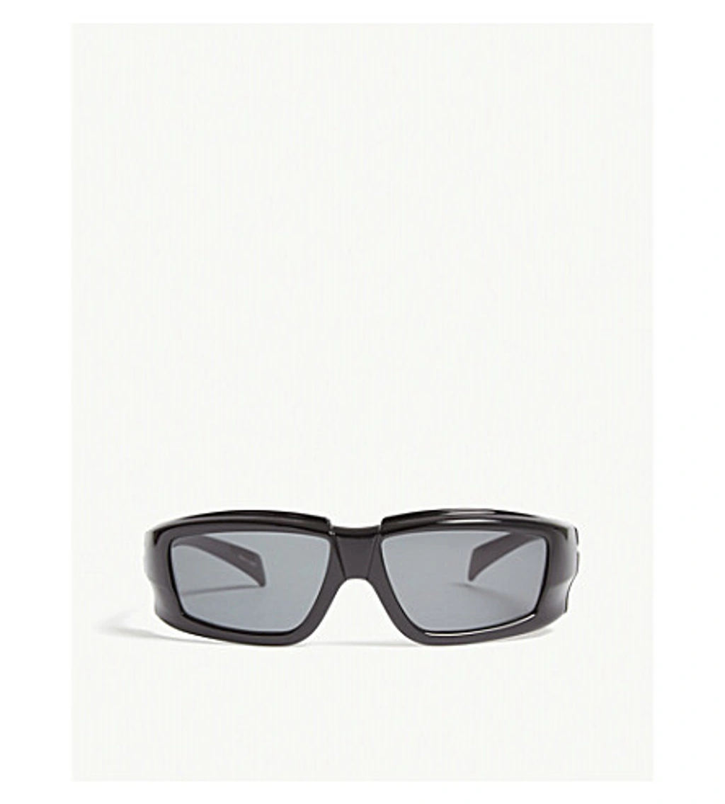 Rick Owens Nero Sunglasses In Blk/blk | ModeSens