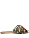 Brother Vellies Women's Burkina Slide Sandals In Green