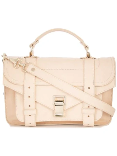 Proenza Schouler Ps1 Tiny Satchel In Neutrals