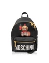 Moschino Teddy Bear Print Backpack In Fuchsia