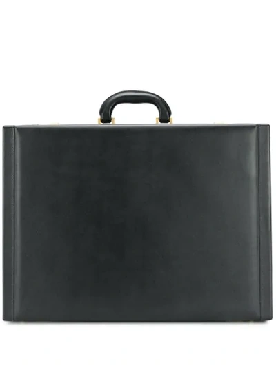 Prada Classic Briefcase In F0002  Nero