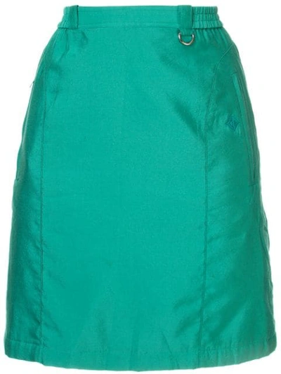 Pre-owned Dior  Straight Mini Skirt In Green