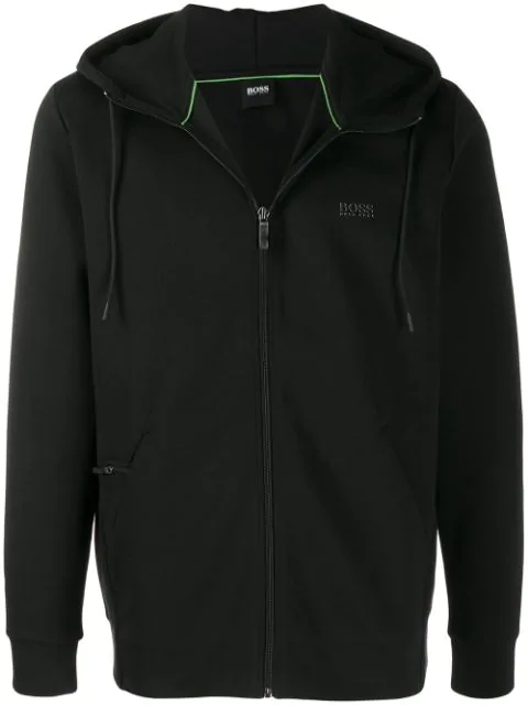 hugo boss saggy hoodie black