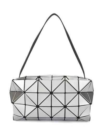 Bao Bao Issey Miyake Geometric Shoulder Bag In Silver
