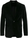 Tonello Classic Fitted Blazer In Black