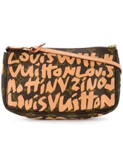 Louis Vuitton Pochette Accessoires Tote - Brown