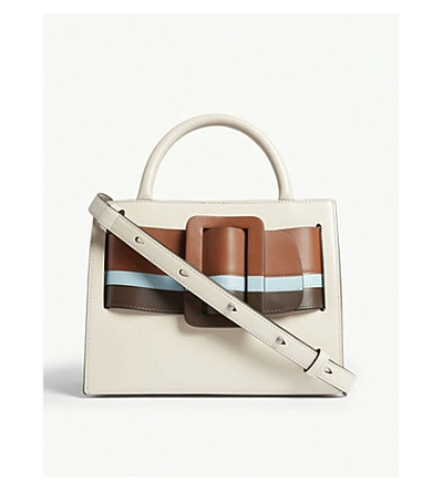Boyy Bobby 23 Leather Shoulder Bag In Parchment