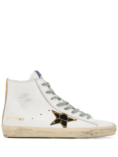 Golden Goose Francy High-top Trainers In White