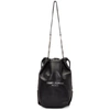 Saint Laurent Teddy Bucket Bag In Black