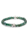 Anzie Boheme Bracelet In Silver/ Breen Laboradite