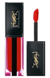 Saint Laurent Vernis A Levres Water Stain Lip Stain In 612 Rouge Deluge