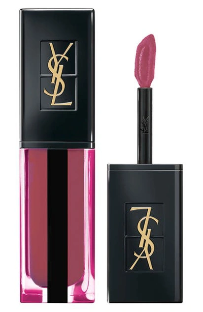 Saint Laurent Vernis A Levres Water Stain Lip Stain - 617 Dive In The Bude In 617 Dive In The Nude