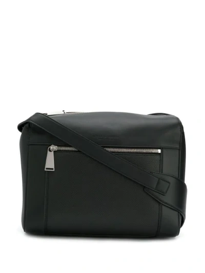Bottega Veneta Zipped Shoulder Bag In Black