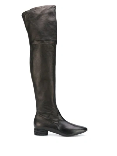 Casadei Thigh-high Boots In Brown