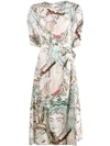 3.1 Phillip Lim / フィリップ リム 3.1 Phillip Lim Painted Ladies Print Dress - White