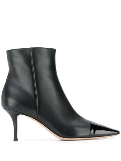 Gianvito Rossi Lucy Ankle Boots In Black