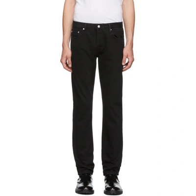 Officine Generale Kurt Slim Fit Jeans In Black