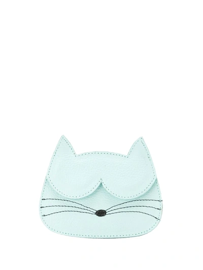 Sarah Chofakian Cat Card-holder In Blue