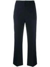 Joseph Cropped Trousers In Blue