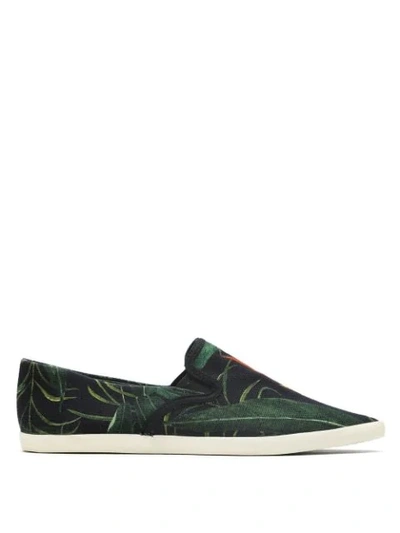 Osklen Printed Slip-on Trainers In Black