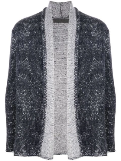 The Elder Statesman Italy Cashmere Cardigan In Blue