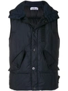 Stone Island Padded Gilet Jacket In V0020