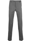 Pt01 Mid Rise Tailored Trousers In Grey