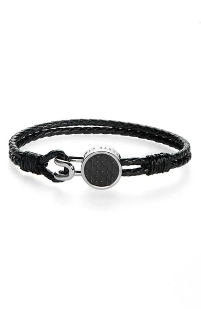 Ted Baker Metta Double-strand Hook Bracelet In Black