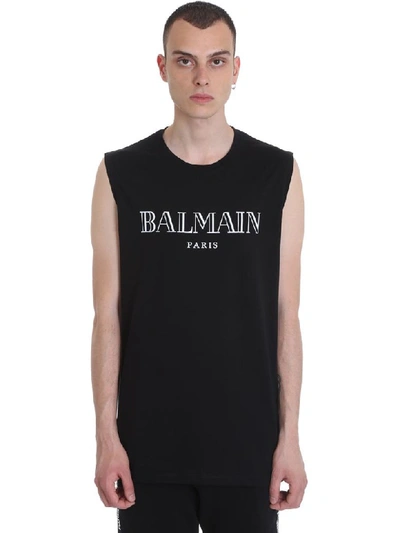 Balmain Topwear In Black Cotton