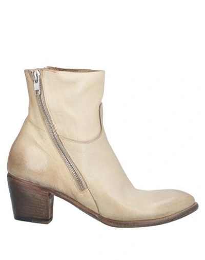 Silvano Sassetti Ankle Boots In Sand