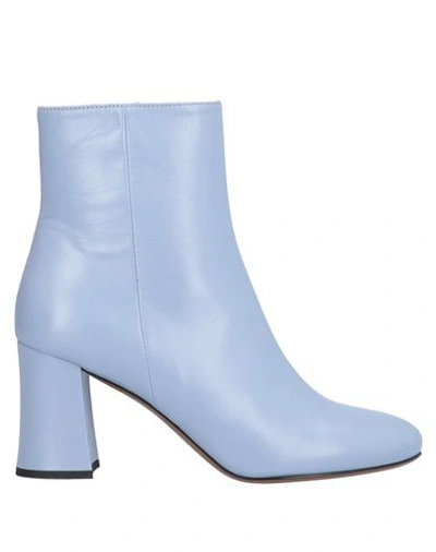 Jucca Ankle Boot In Pastel Blue