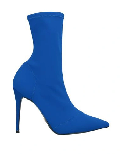 Naked Wolfe Ankle Boot In Bright Blue