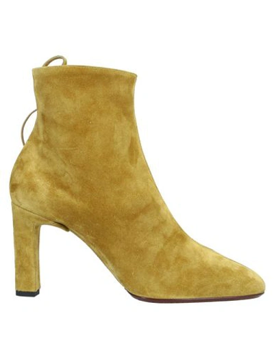 Santoni Edited By Marco Zanini Ankle Boots In Acid Green