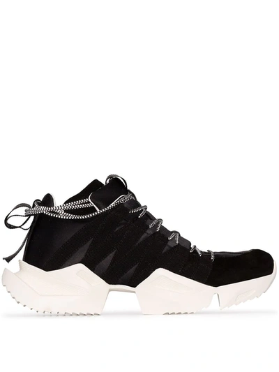 Ben Taverniti Unravel Project Unravel Project Black Drawstring Low Top Sneakers