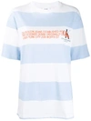 Calvin Klein Jeans Est.1978 1978 Logo Striped T-shirt In Blue