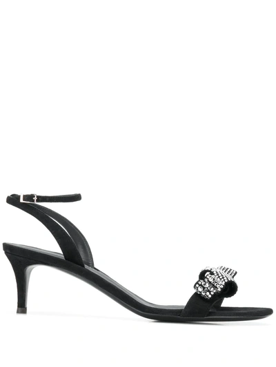 Giuseppe Zanotti Buckle Embellished Sandals In Black