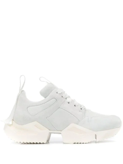 Ben Taverniti Unravel Project Chunky Heel Sneakers In White