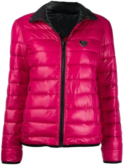 Love Moschino Puffer Jacket In Pink