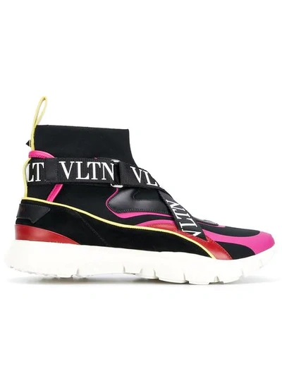 Valentino Garavani Heroes Hi-top Trainers In Black