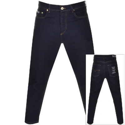 Versace Jeans Couture Cropped Jeans Blue