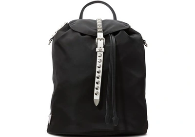 Prada Backpack In Nero/bianco