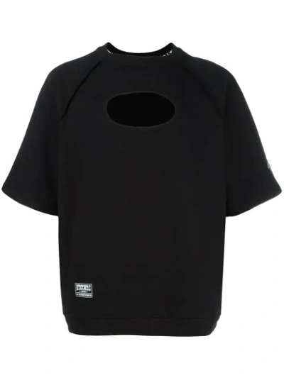 Ktz Inside Out Raglan T-shirt In Black