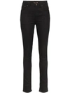 Saint Laurent Mid-rise Skinny Jeans In Black