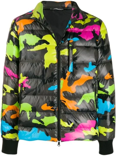 Valentino Bomberjacke Mit Camouflage-print In Jem Camou Multi