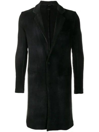 Avant Toi Knitted Coat In Black